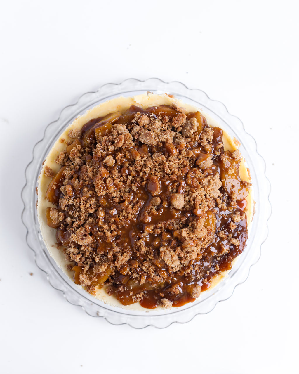 Caramel Apple Crumb Cheesecake