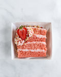 Strawberry Crunch Cake Slice - 9/19